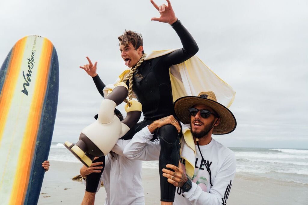 San Clemente, California with Filipe Toledo