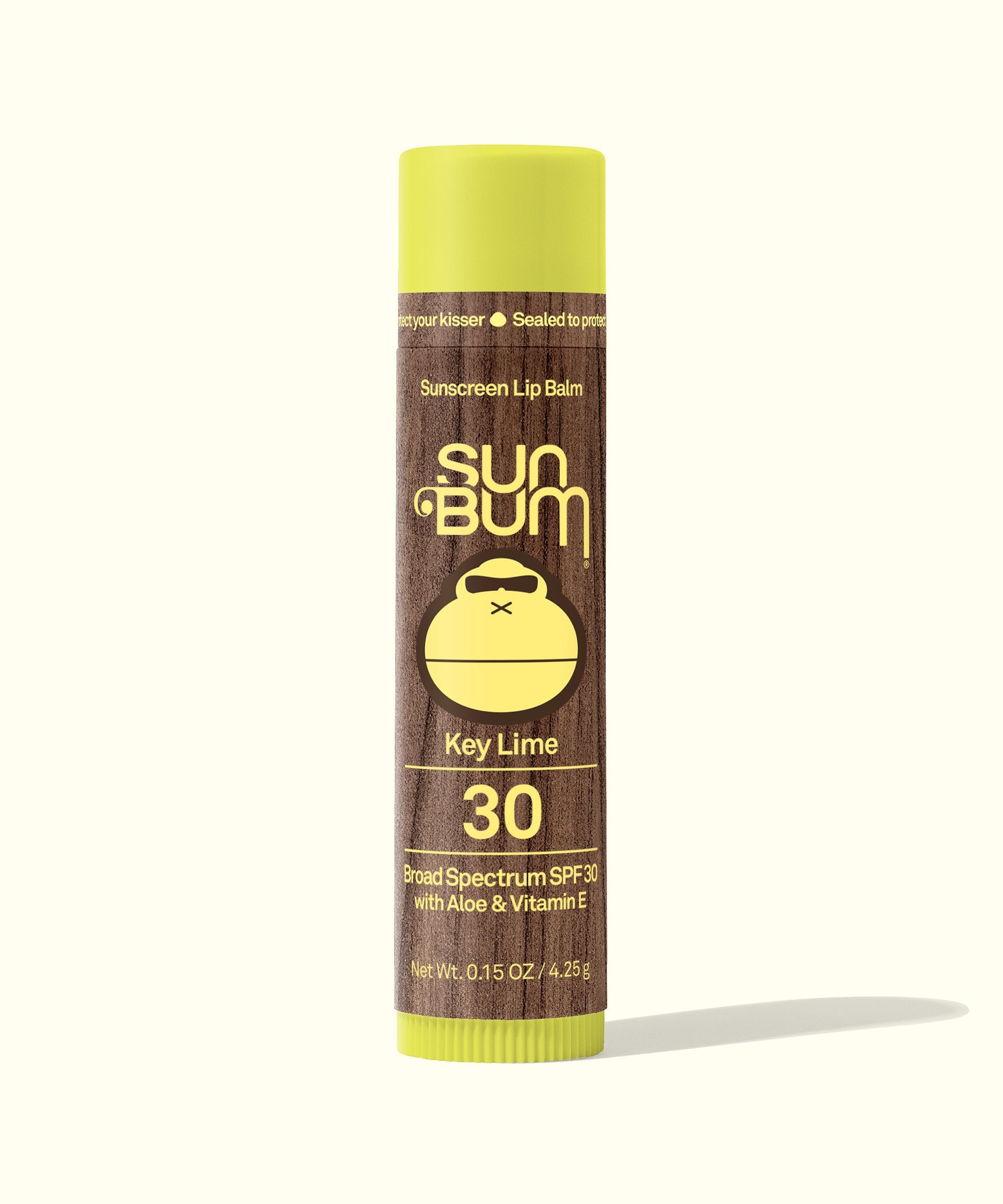 Original SPF 30 Sunscreen Lip Balm in Key Lime flavor with Aloe and Vitamin E by Sun Bum
