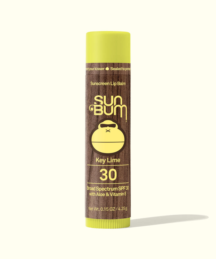 Original SPF 30 Sunscreen Lip Balm in Key Lime flavor with Aloe and Vitamin E by Sun Bum