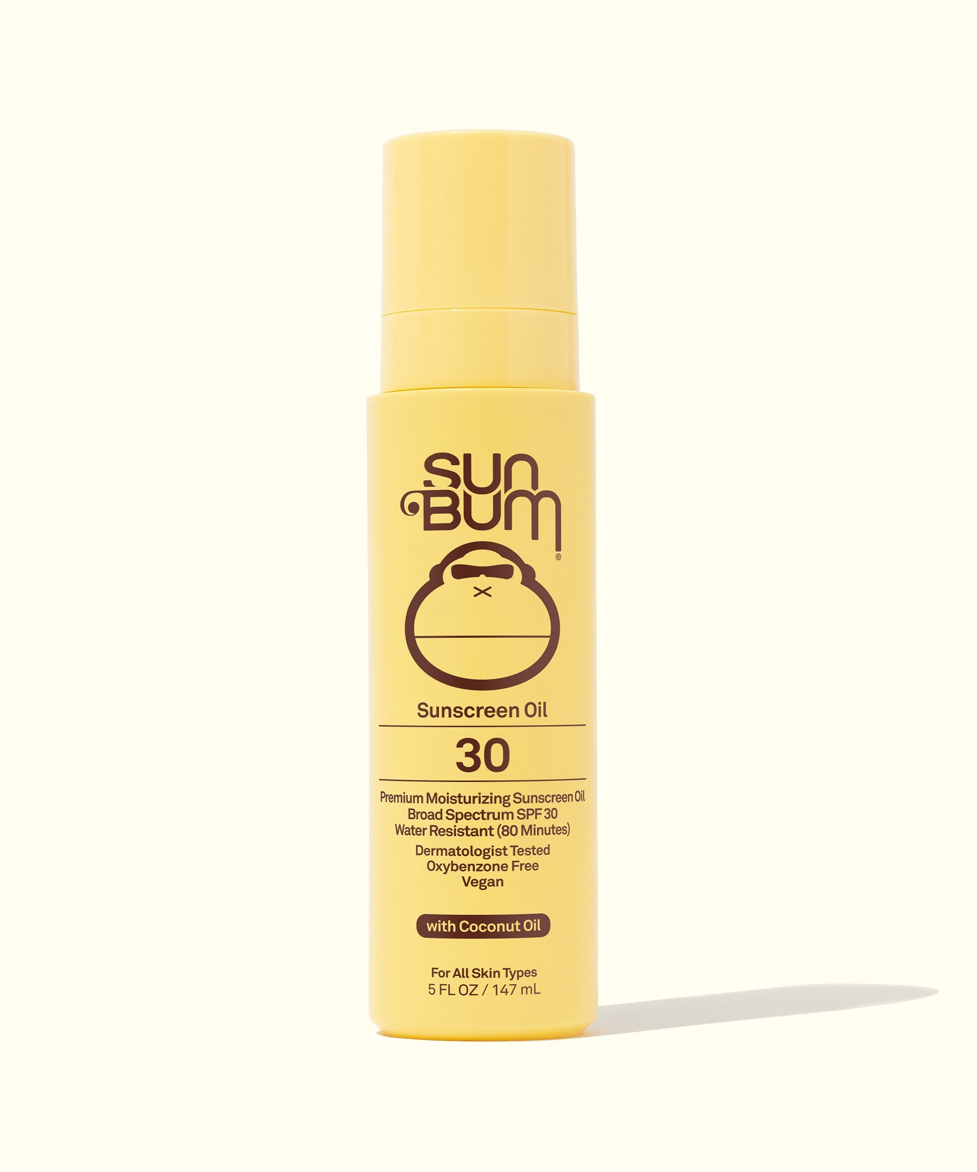 SPF 30 Sunscreen Oil by Sun Bum, lightweight, non-greasy formula, hydrates skin, protects against UV rays, 5 FL OZ, 