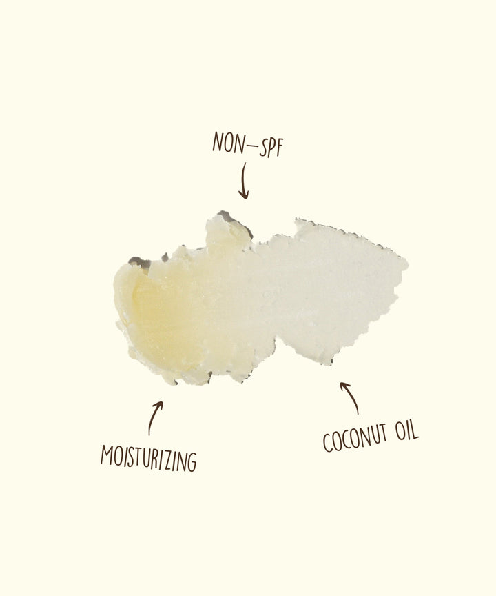 CocoBalm Lip Balm - Banana Cream by Sun Bum, featuring non-SPF, moisturizing, coconut oil-based formula.