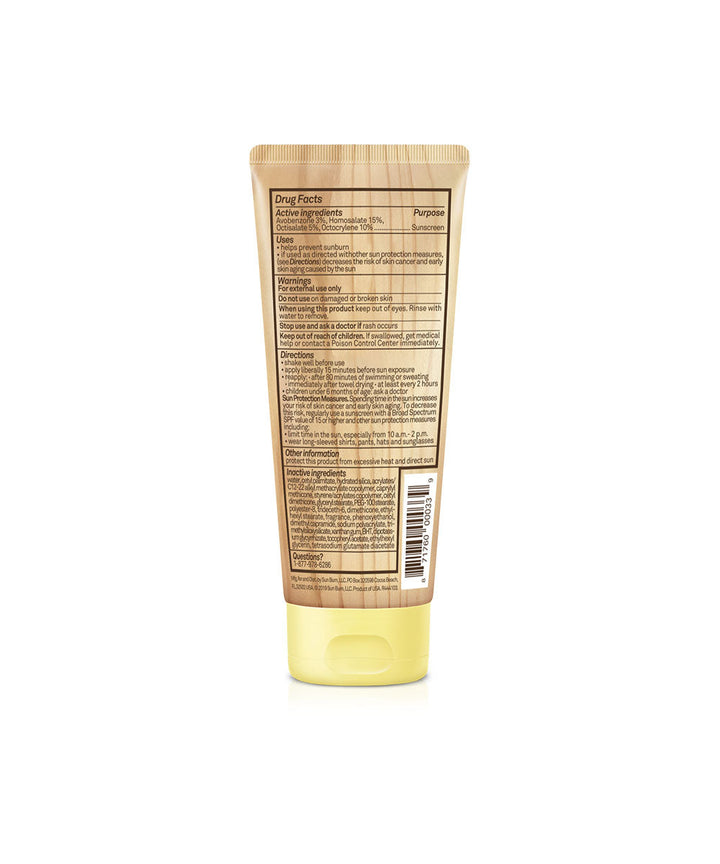 Back view of Original SPF 70 Sunscreen Lotion - 3oz, featuring a moisturizing formula ideal for everyday use, Sun Bum.