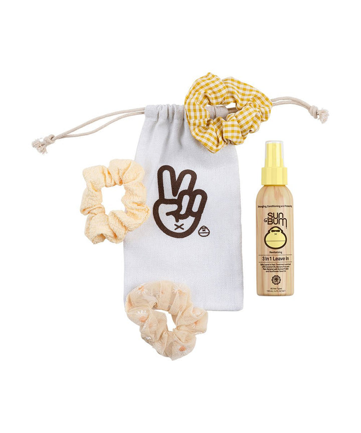Limited Edition Scrunchie 3-Pack with Revitalizing 3 in 1 Leave In